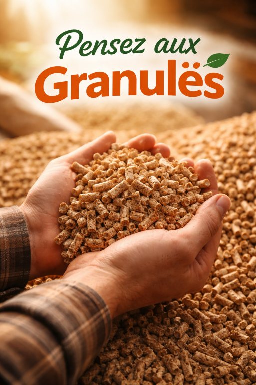 Pensez aux granulés ! Installateur à Danjoutin, Belfort.