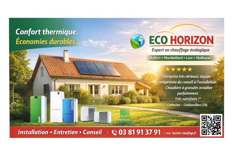 Nouveau covering pour les manifestations Eco Horizon à Danjoutin