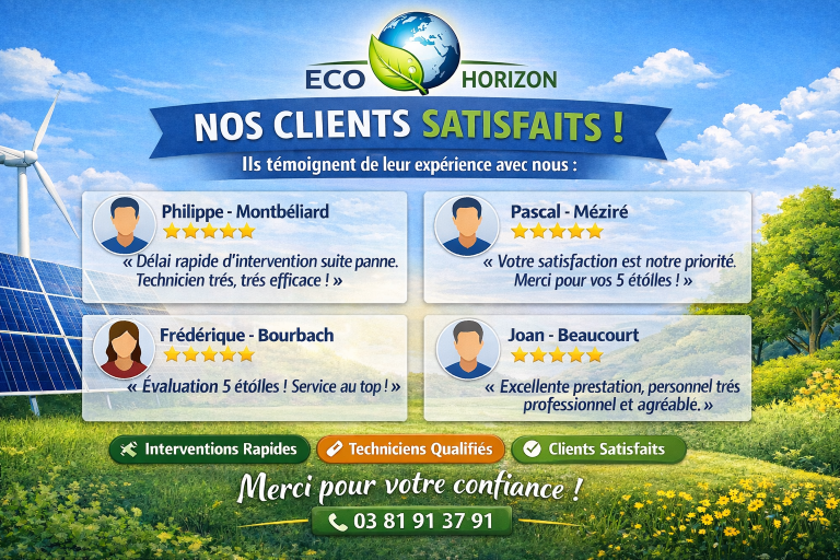 Eco Horizon, votre chauffagiste référent sur Danjoutin