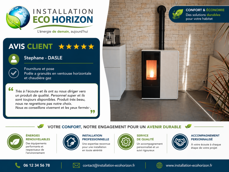 Une nouvelle installation Eco Horizon à Dasle