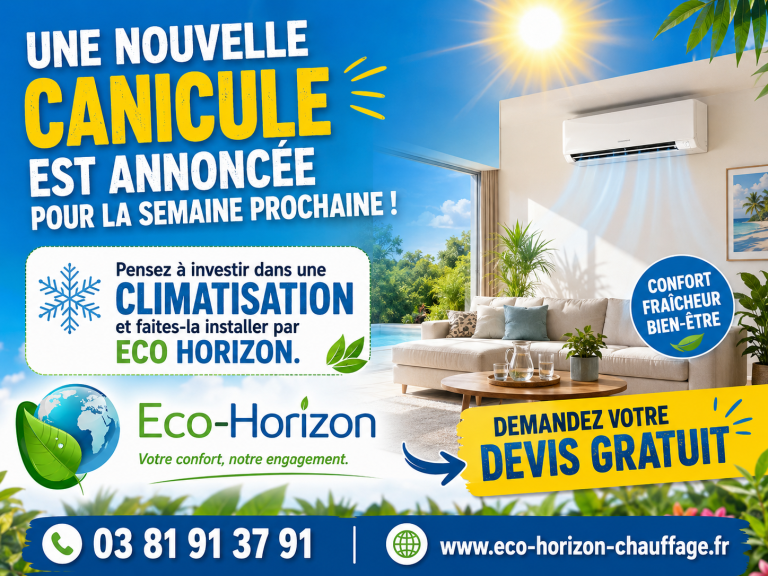 Installez votre climatisation par la société Eco Horizon à Belfort