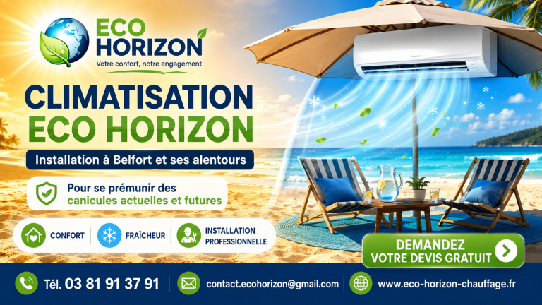 Tentez la climatisation par Eco Horizon à Belfort