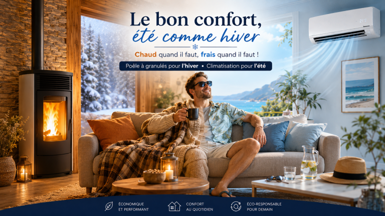 Eco Horizon vous aide à choisir entre poêle et clim !